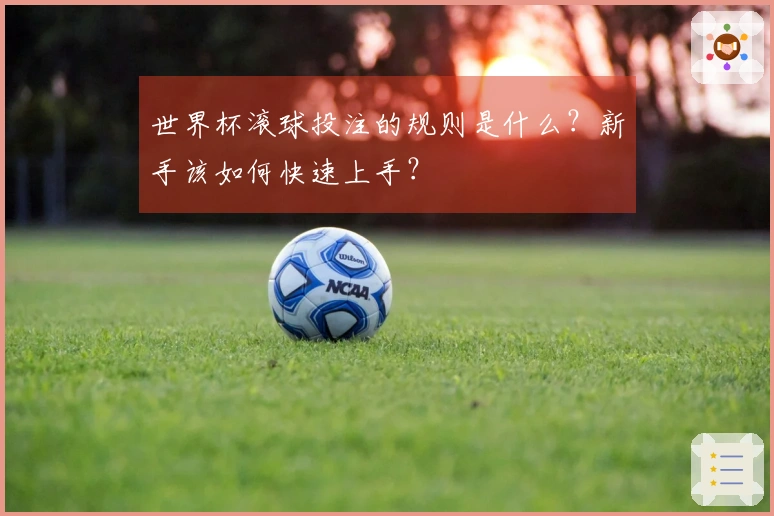 世界杯滚球投注的规则是什么？新手该如何快速上手？